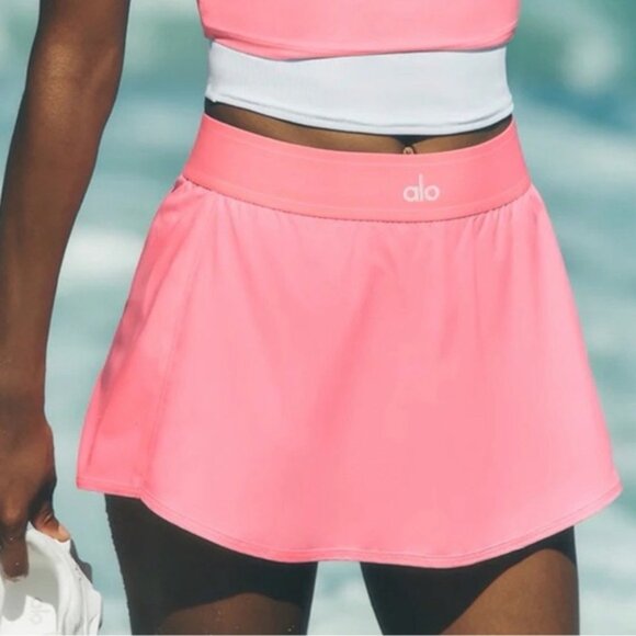 🩷ALO🩷 NEON BUBBLEGUM Match Point Skirt - Picture 1 of 6